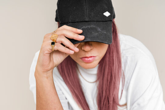 Stylish Dirty Cap Close-Up