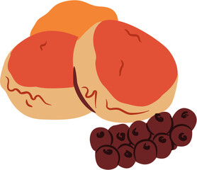 pancake breakfast Illustration