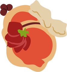 pancake breakfast Illustration