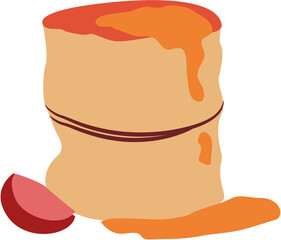 pancake breakfast Illustration