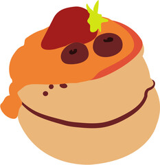 pancake breakfast Illustration