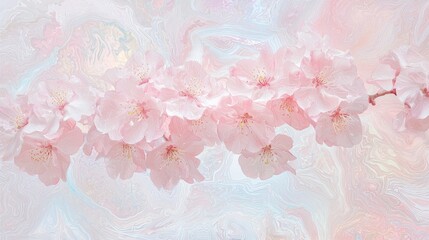Blossoming Fusion: Sci-Fi Orchards in Pastel Fractal World - Ultra-Detailed Artwork Cinematic Concept