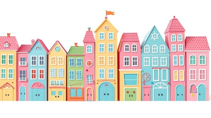 Candyland Architecture: Pastel Hues and Playful Designs