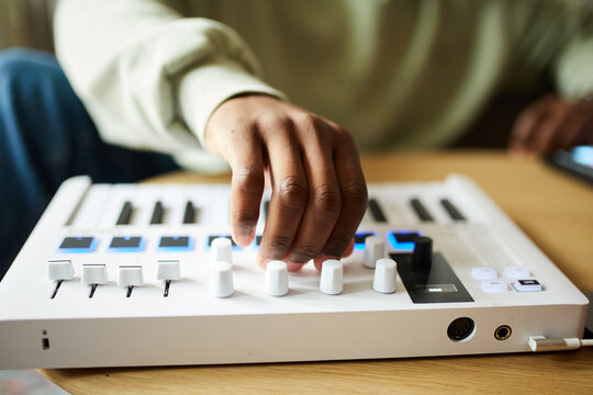 Using a music mixer
