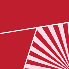 Red and White Striped Background