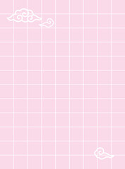Pink Background with Hearts