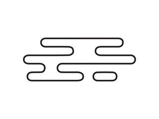 Japanese Style Cloud Line