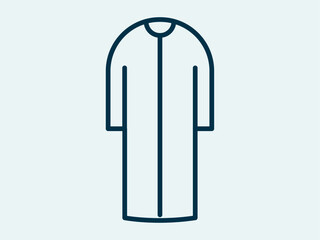 Robe icon. Fasting ramadan icon. Outline icon concept.