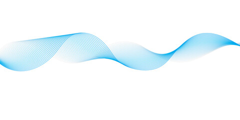 Colorful wavy brush lines background. Vector illustration.