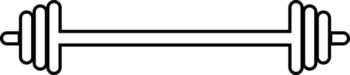 Fitness and exercise icon. Weight Loss gym vector flat and line isolated on transparent background. Muscular build, dumbbell, running cycling for healthy life style web and app.