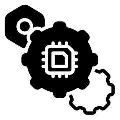 system icon, glyph icon style