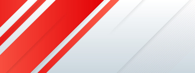 Red and white modern gradient geometric background ideal for corporate branding, digital designs, or website templates