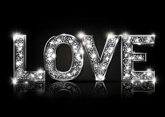 Valentine's Day LOVE letter design