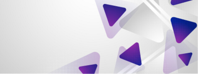 Purple gradient geometric background with triangle shapes for presentations, web designs, or marketing materials with vibrant and modern abstract patterns