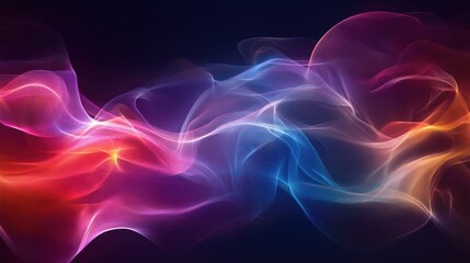 Obraz premium Abstract colorful wave energy flow.