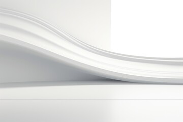 Fototapeta premium Free abstract white background minimal futuristic architectural space wallpaper