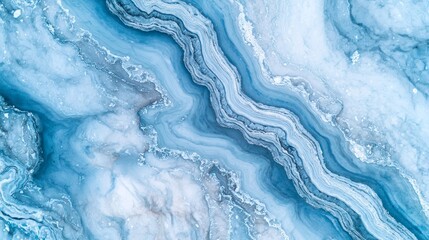 Fototapeta premium Stunning Overhead Shot of Multi-Colored Blue Abstract Texture