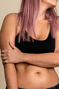 Close up in Tanned Skin 