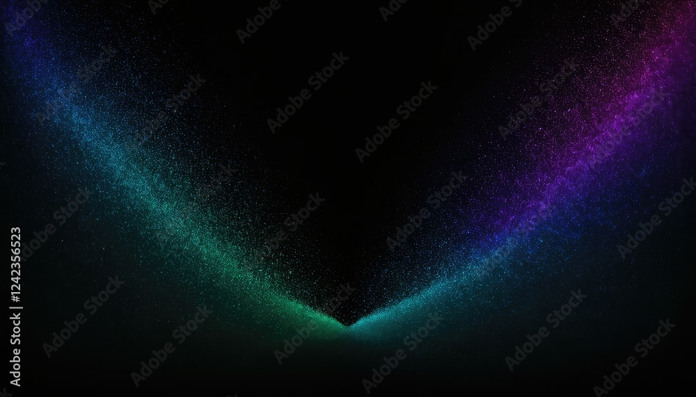 Fototapete abstract background with cyber particles 7