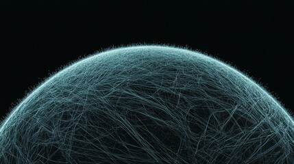 Abstract Swirling Lines Overexposed with Mystical Glow Effect