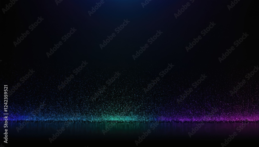 Fototapete abstract background with cyber particles 4