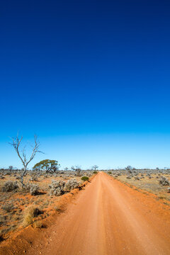 Outback road in central Australia