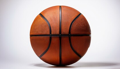 Fototapeta premium Basketball isolated on white. 