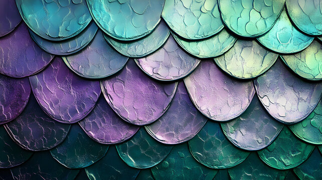 fondo llamativo y colorido degradado de azul a morado con textura de escamas o piel de pez o sirena textura de fantasia para dise&ntilde;o de plantilla o tarjeta
