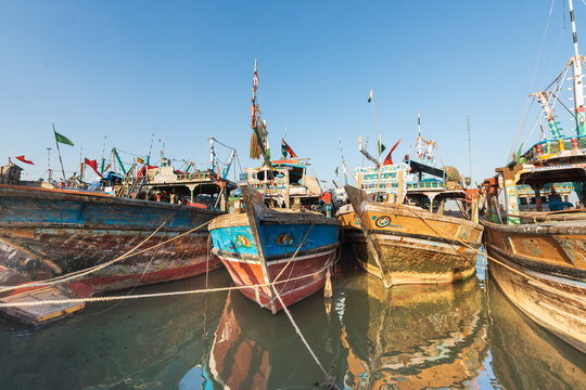 Traditional Fishermen's Harbor in Karachi