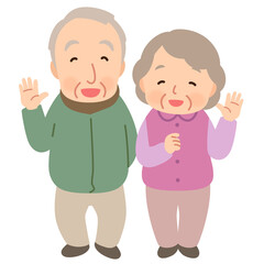 シニア夫婦　高齢者　後期高齢者