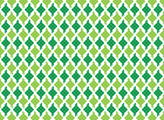 Seamless pattern colorful ramadan ketupat. Eid mubarak background. Abstract background.