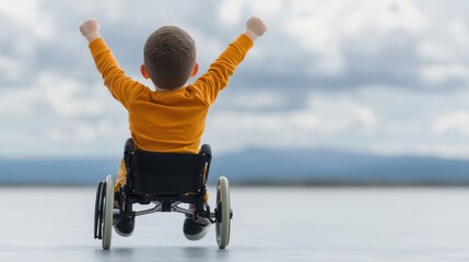 Embracing Inclusivity: Child with Disability Riding Adaptive Bike with Support Aid