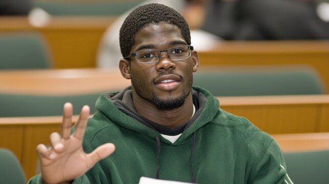 Inclusive Education: Deaf University Student Embracing Sign Language Support in Classroom