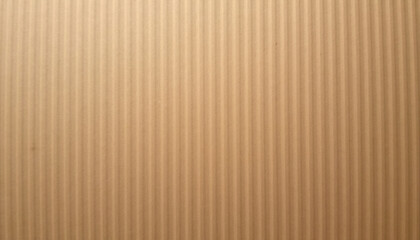 Fototapeta premium Clean Brown Corrugated Cardboard Surface Pattern