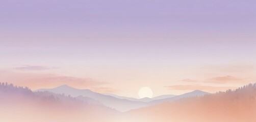 Fototapeta premium sunrise over the mountains