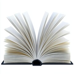 Open Book With Fanned Pages A Symbol Of Knowledge And Learning, Generative AI.
