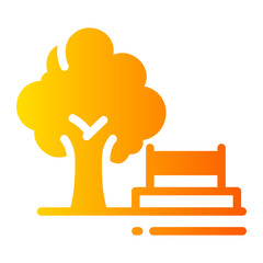 bench Gradient icon