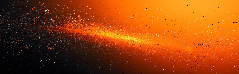 An orange and black gradient background design with a grainy noise texture effect, ideal for vibrant web and product designs.