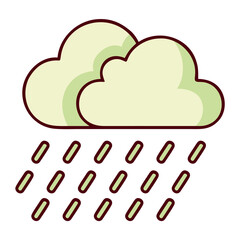 Rain Cloud Icon