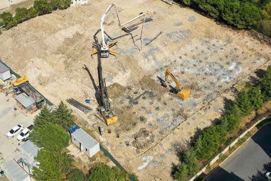 soil improvement method bored pile