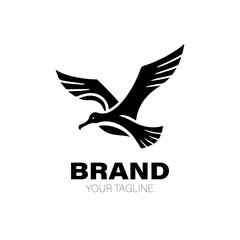 Albatross Logo. Albatross Logo Design. Albatross Logo Brand. Albatross Logo Vector Design Isolated on White Background