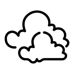 cloudy Line Icon