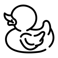 duck Line Icon