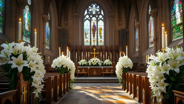 interior of church