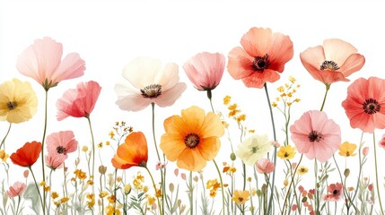Fototapeta premium Blooming Beauty A Colorful Floral Display