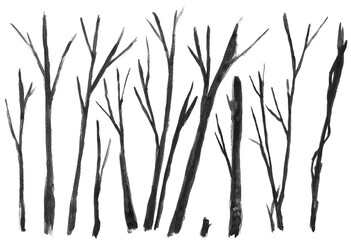 木のシルエット-01