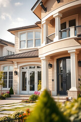 Luxury Home Exterior: Modern Architectural Design and Landscaping