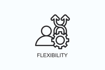 Flexibility Icon Or Logo Isolated Illustration
