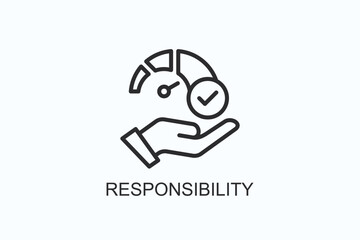 Responsibility Icon Or Logo Isolated Illustration
