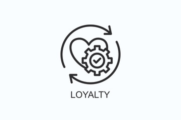 Loyalty Icon Or Logo Isolated Illustration